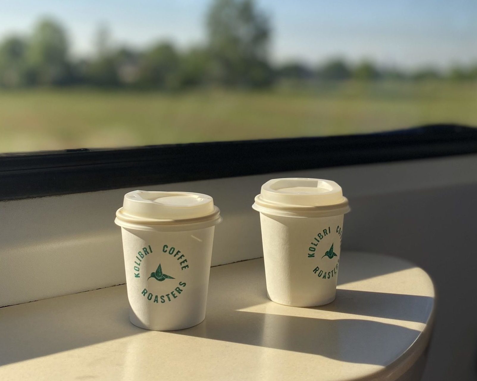 Coffe in the train
